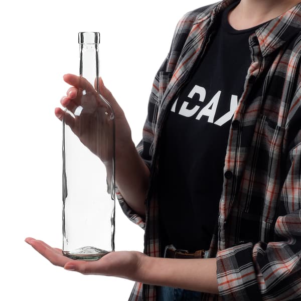 KADAX 30 st glasflaskor för vin 750 ml 0,75 l Bordeauxviner likörer alkohol