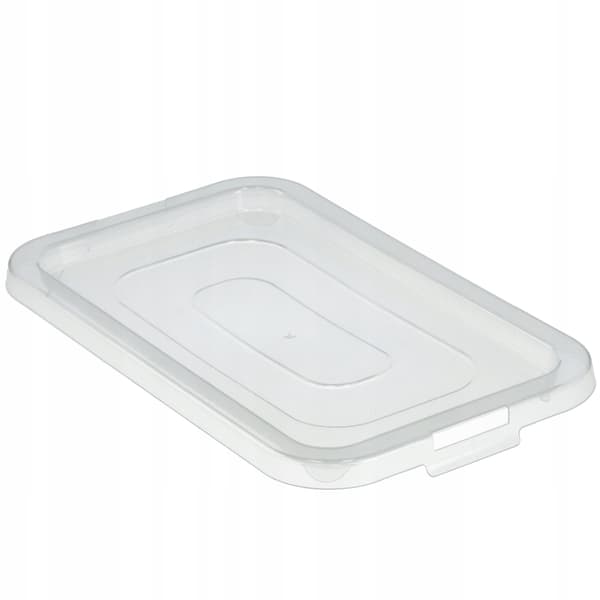 KADAX 4,5L plastbehållare med lock, transparent, låsbar, organizerbox