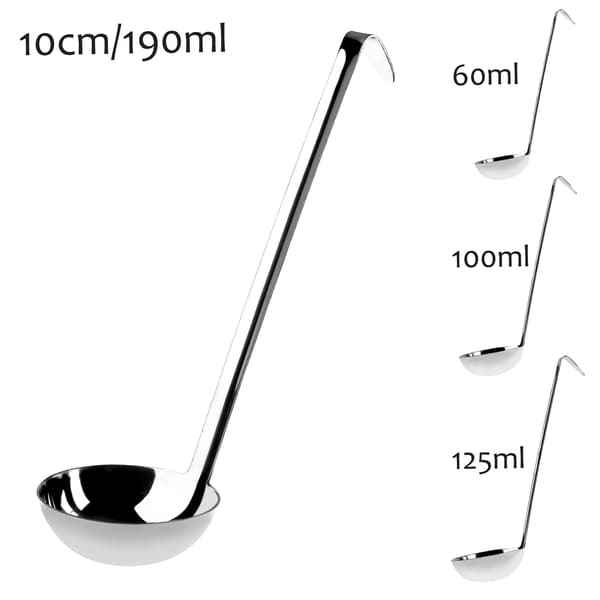 KADAX Slev Soppslev Såsslev Stålslev 10 cm 190 ml