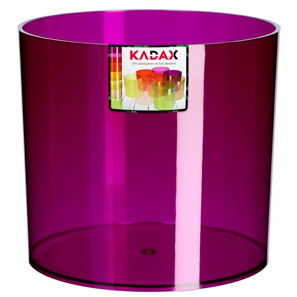 KADAX Urtepotte Rund Plastik Plantepotte 14 cm Lilla