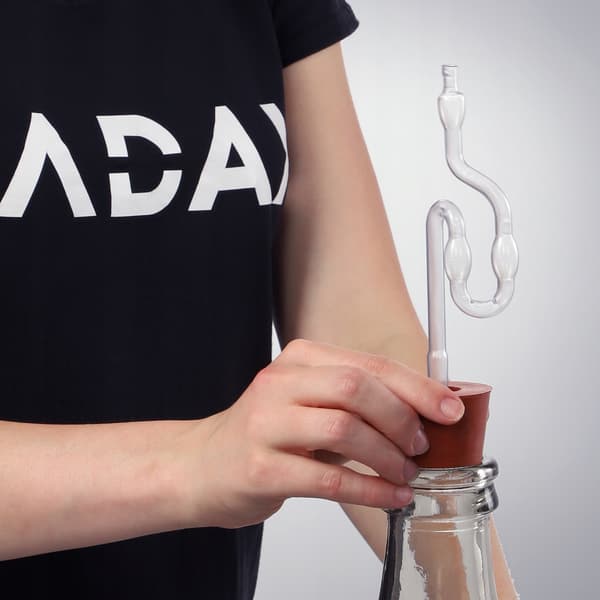 KADAX jäsrör i plast för jeanjeanneflaska för vin och sprit