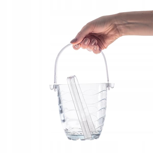 KADAX ishink glasbehållare med tång istång 1000ml 1L