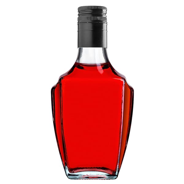 KADAX lasitinktuurapullo 250ml pitkällä mustalla korkilla 10kpl.