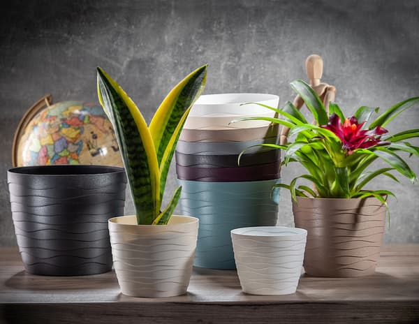 KADAX Urtepotte Låg Grøn Rund 11cm Plast