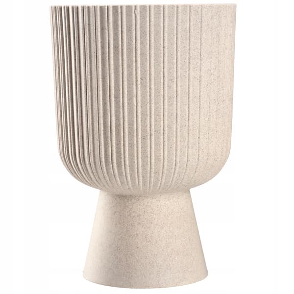 KADAX Blomkruka, Blomkruka, Gräsmatta, Plastlock, 18 cm, Blomställ, Beige