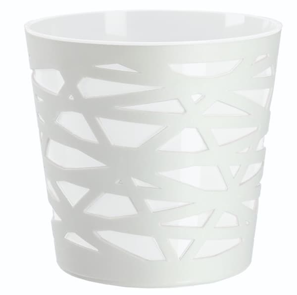 KADAX Urtepotte Plastikindsats til Blomster og Planter 17 cm Hvid
