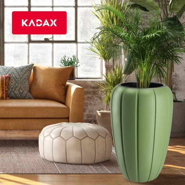 KADAX Høj havepotte + Indsats Grøn 60 cm Plast