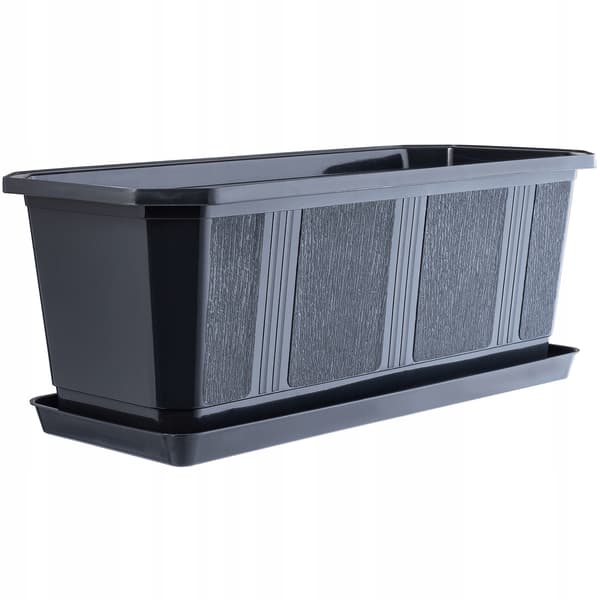 KADAX Balkonkasse 40 cm Urtepotte Urtepottestativ Balkon Blomsterstativ