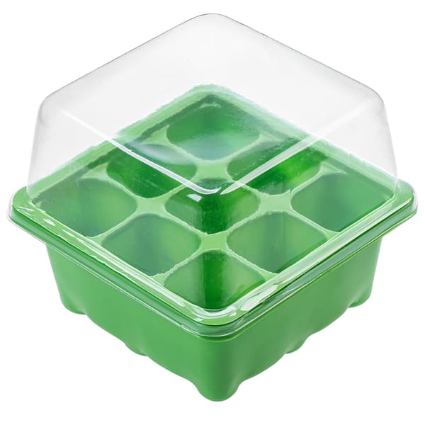 KADAX Miniväxthus Miniväxthus Växthus 9 celler Plantsåddbricka