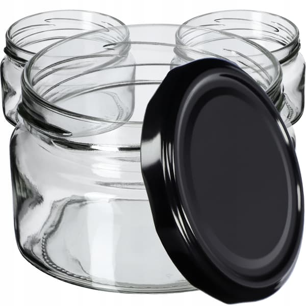 KADAX 50x säilöntäpurkki 250ml + kansi Fi82 hunajaa
