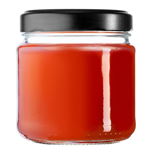 KADAX Lerma säilöntäpurkit 200ml 50kpl 66mm + kannet "Folklore kukon kanssa"