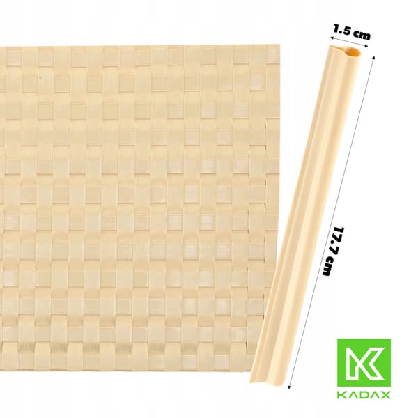 KADAX Klips 19cm Til Hegnstape Hegnstape Kroge Creme 2 stk