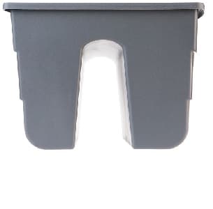 KADAX Balkonkasse Urtepotte Urtepotte til Balustrade 29,5x28x19,5 cm