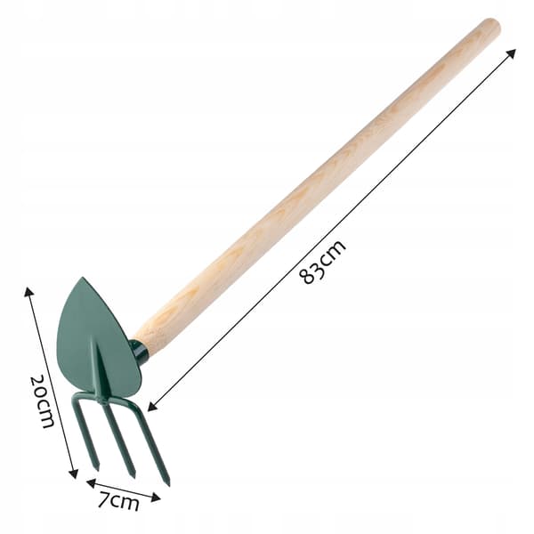 KADAX Havehakke Til Gravning Graver Med Gaffel 7cm Krog 83cm