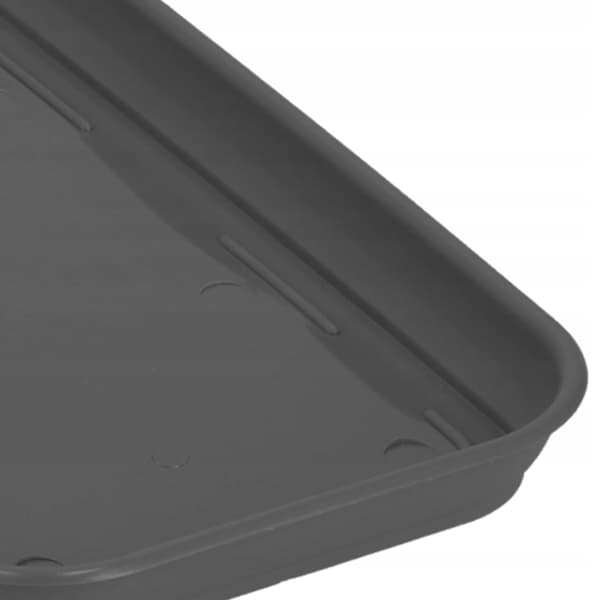 KADAX Urtepottestativ 60 cm Rektangulær Plastikbakke Antracit