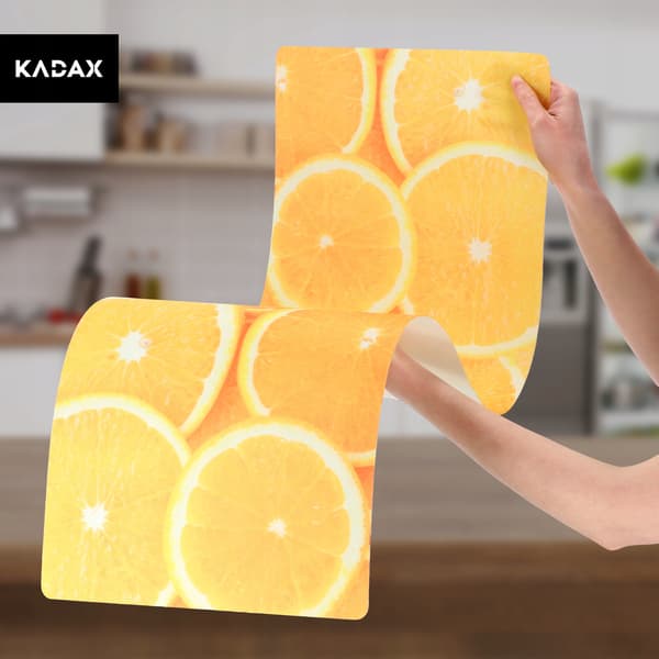 KADAX Bordløber, Dekorativ Filtmåtte, Trykt, 95x33cm