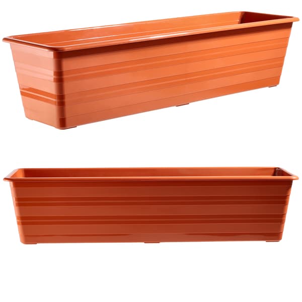 KADAX Balkonkasse 60 cm Urtepotte Urtepotte Balkon Terrakotta