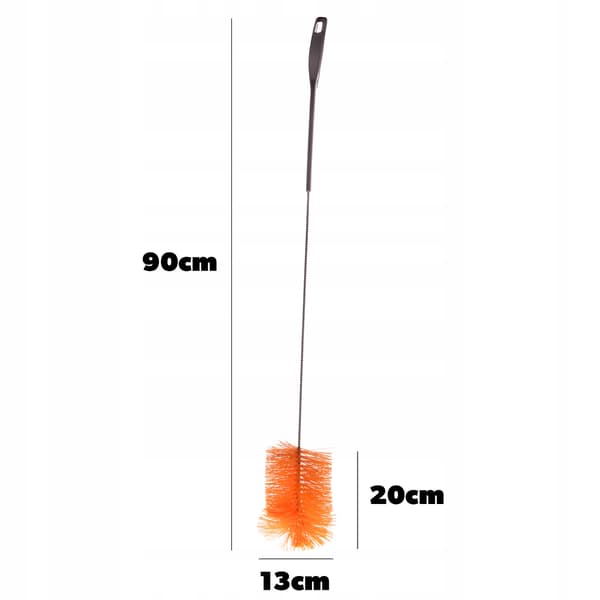 KADAX Borste för tvätt av ballonger, duschjeanne, glasflaskor, 90 cm lång, flexibel