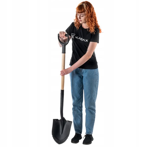 KADAX Skarp Skovlspade 132 cm Til Gravning i Haven Med Håndtag
