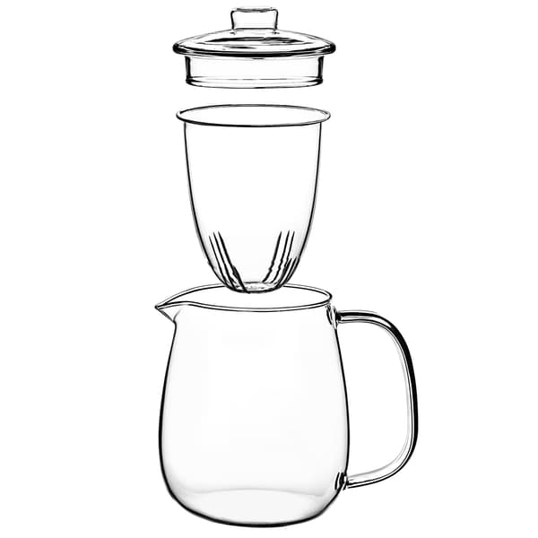 KADAX Glastekanna 600ml Insats med Tekanna Örtte