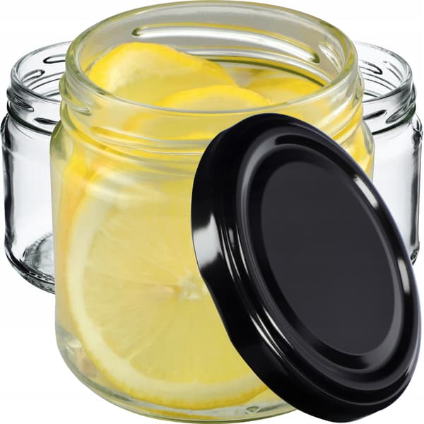 KADAX Lerma purkituspurkit 200ml 10kpl 66mm + mustat kannet