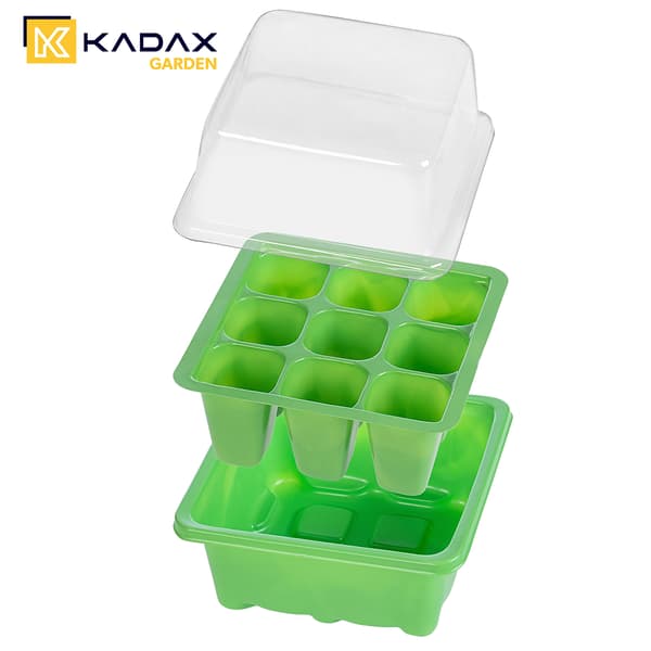 KADAX Miniväxthus Miniväxthus Växthus 9 celler Plantsåddbricka