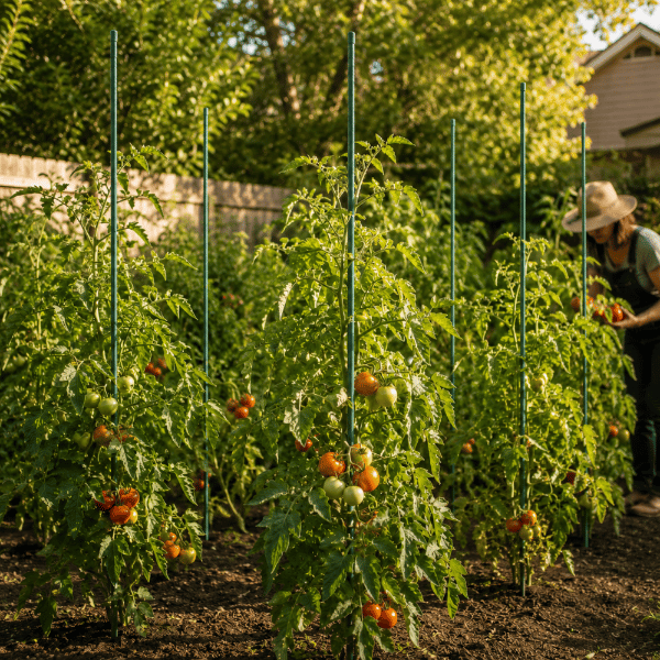 KADAX Växtstöd 180 cm tomatpinnar belagda 11 mm 15 st