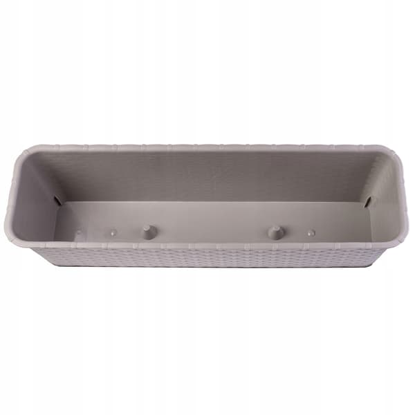 KADAX Balkonkasse 60 cm Urtepotte Urtepotte Balkon Blomsterstander Karamel