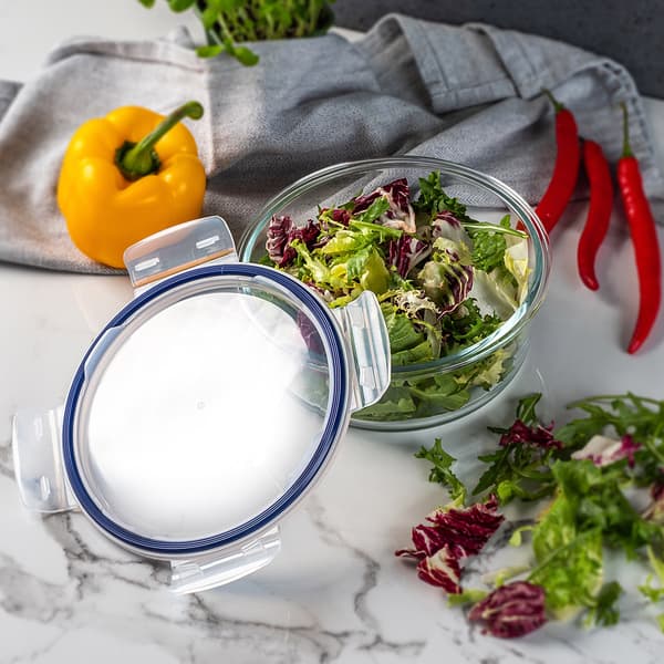 KADAX Glasmatbehållare 1300ml Med Lock Matlåda
