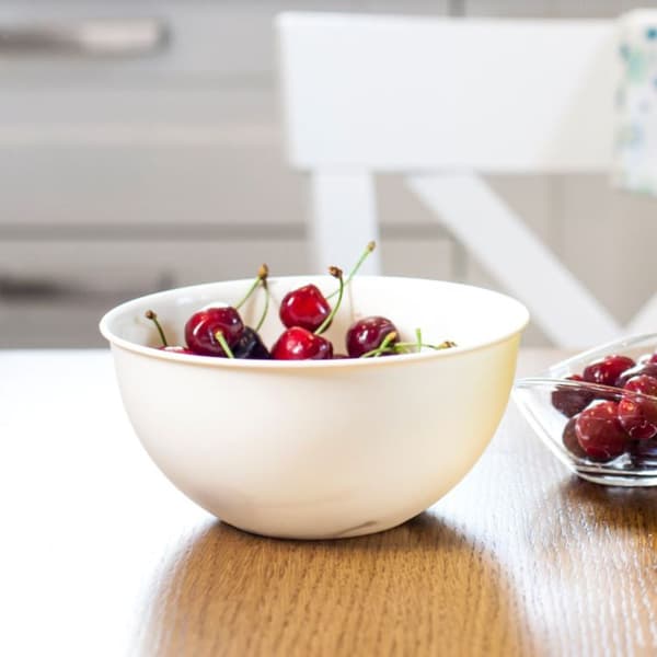 KADAX Plastskål 2L Fruktsalladsskål Liten Universal 20cm