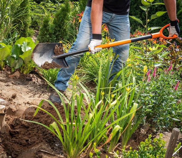 KADAX Sharp Spade 125cm Metall Trädgård Härdat Ergo Handtag