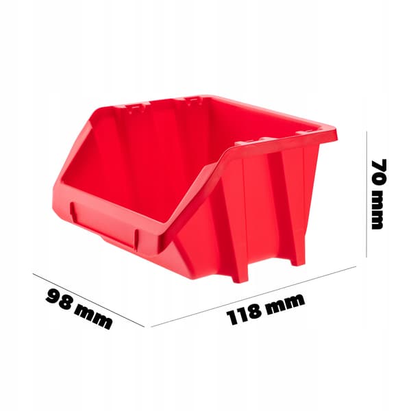 KADAX Verkstadsbrickor Förvaringsbehållare Set med 20 brickor Bricka 118x98mm