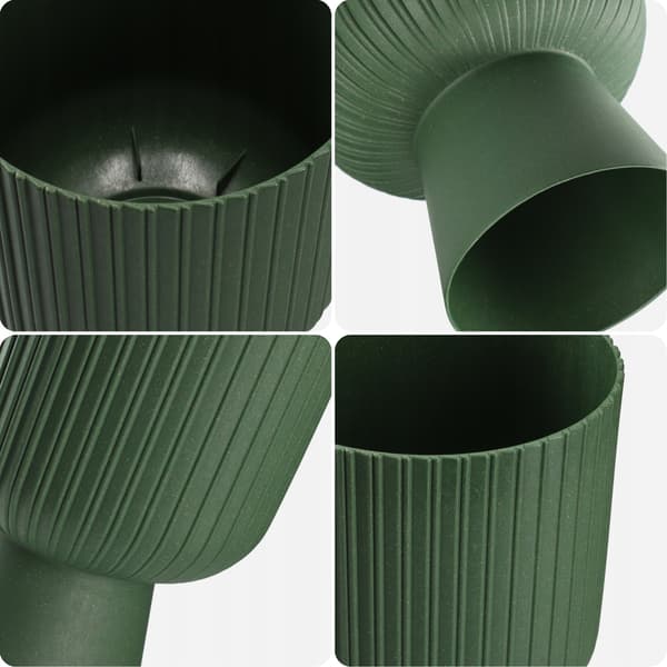 KADAX Blomkruka Blomkruka Gräsmatta Plastskydd 18 cm Blomställ Grön