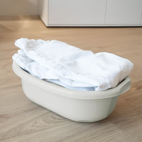 KADAX Plastik Vaskeskål 20L Ovalt Badekar med Håndtag