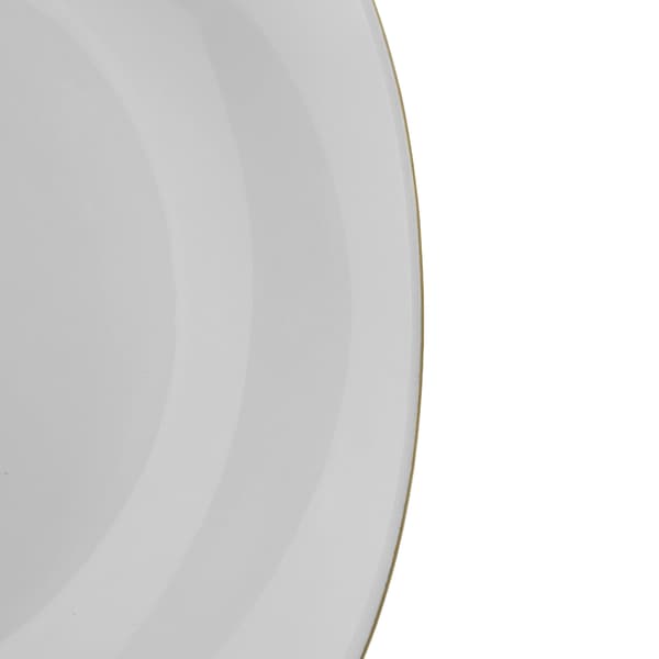 KADAX Desserttallrik 21,5 cm Tallriksset 3 delar Vitt guld set