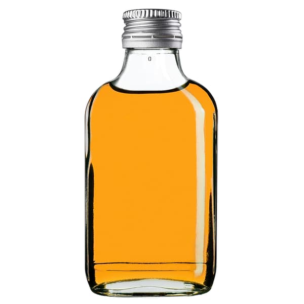 KADAX Pullo 100ml hopeakorkilla 50kpl.
