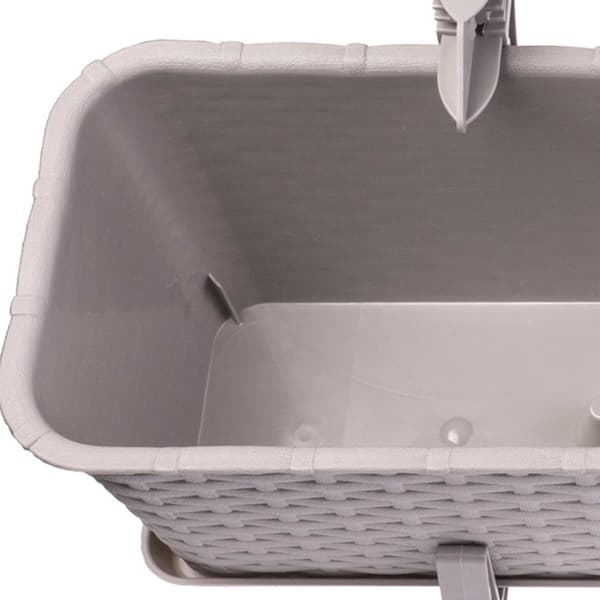 KADAX Balkonkasse 40 cm Urtepotteholdere 4 stk.