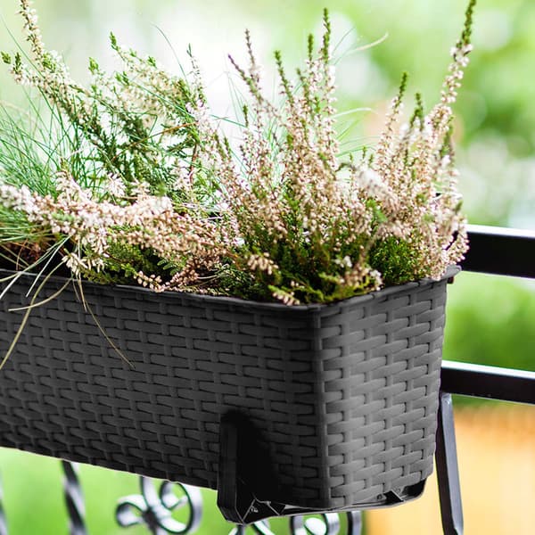 KADAX Balkonkasse 40 cm Urtepotteholdere 4 stk.