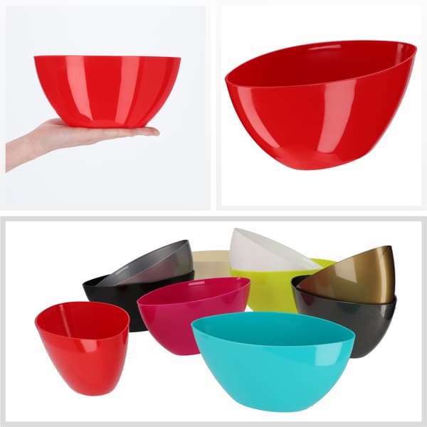 KADAX Urtepotte 21 cm Oval Urtepotte Plastik Rød
