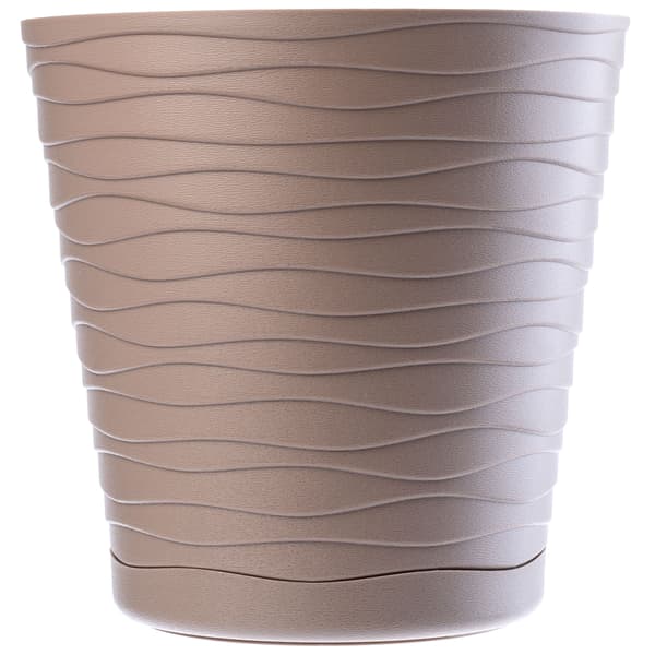 KADAX Urtepotte 21 cm Plastik Urtepottedæksel med Stativ