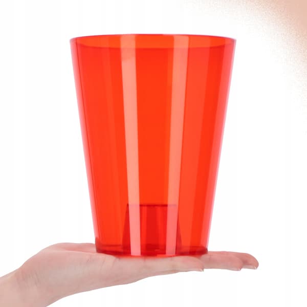 KADAX Urtepotte Orkidé Planter Plastik Urtepotte Rød Stærk 12cm