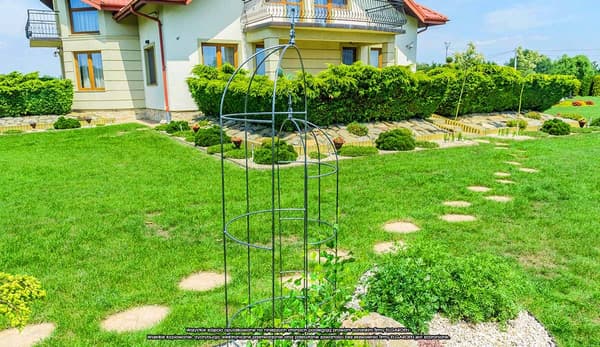 KADAX Havepergola til planter, blomster, obelisk til blomster, klatreplanter, metal, 120 cm