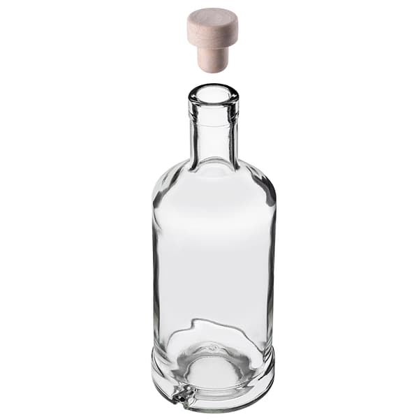 KADAX Tadek glasflaskor 500 ml 0,5 l för vin, likör, 50 st med kork