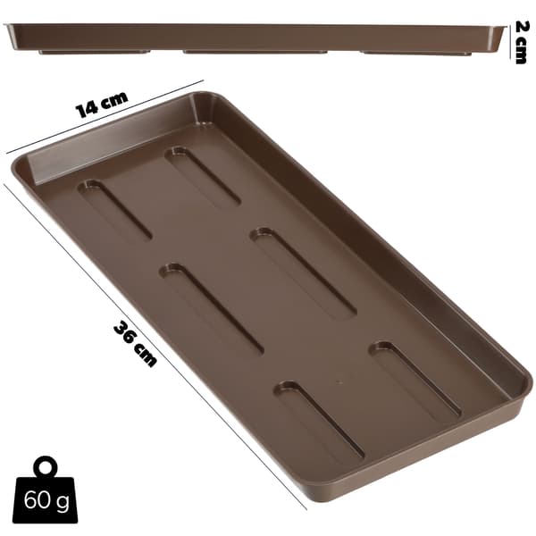 KADAX Urtepottestativ 40 cm Balkonkasse Plastbakke