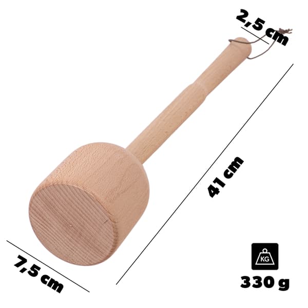 KADAX Fermenterings-surkålsmoser i træ 41 cm