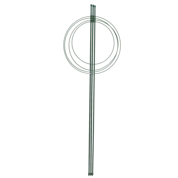 KADAX Ringstøtte til planter og blomster 90 cm metalstøtteringe 6 stk.