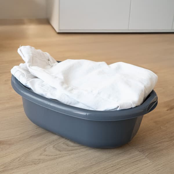 KADAX Plasttvättskål 20L Ovalt Badkar med Handtag