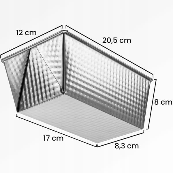KADAX Bakplåt för bröd, kaka, paté, plåt 20 cm