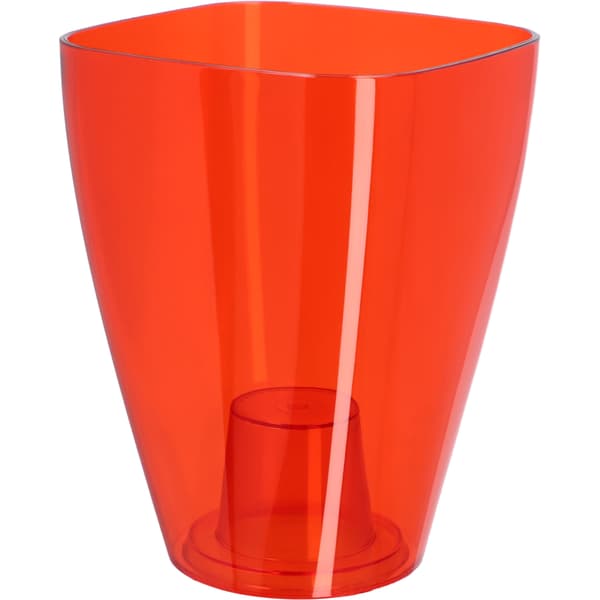 KADAX Urtepotte Orkidé Planter Plastik Urtepotte Rød Stærk 13cm