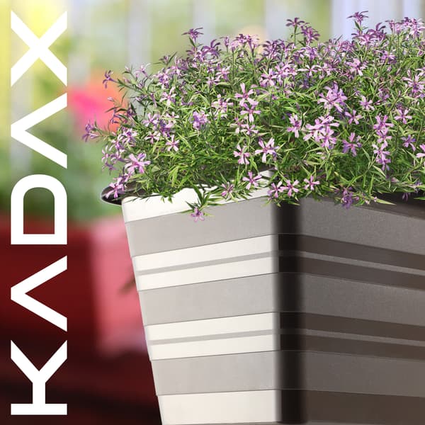 KADAX Balkonkasse 40 cm Urtepotte Urtepotte Balkon Brun